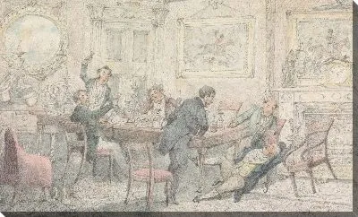 Картина Иллюстрация к Р.С. Сёртис »,« Jorrocks Jaunts and Jollities »:« Подними меня! Свяжи меня в кресле! Наполни мой стакан