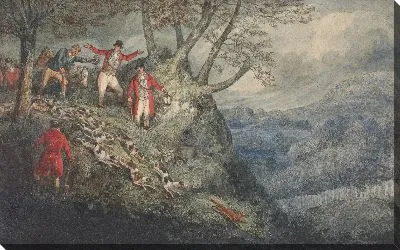 Картина Иллюстрация К.Дж. Апперли («Нимрод»), «Жизнь спортсмена»: «Ночная сцена с сэром Томасом Мостином»