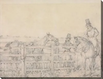 Картина «Спортивные понятия»: «У меня есть представление, что моя лошадь выглядит как 40 гиней в фунте»