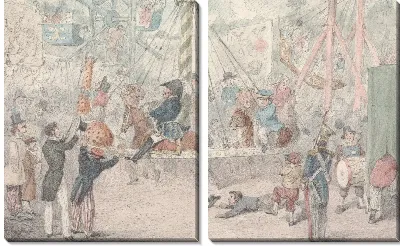 Картина Иллюстрация к Р.С. Сёртис »,« Jorrocks's Jaunts and Jollities »:« Мистер Джоррокс едет в Сент-Клауд