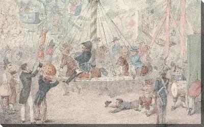 Картина Иллюстрация к Р.С. Сёртис »,« Jorrocks's Jaunts and Jollities »:« Мистер Джоррокс едет в Сент-Клауд