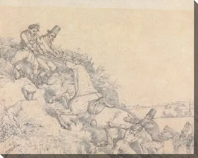 Картина «Спортивные понятия»: «Я думаю, мы скоро его разбудим. Каково ваше мнение? Я работал так усердно, что во мне нет ни малейшего понятия »