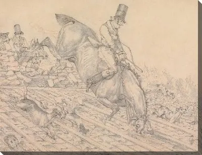 Картина «Спортивные понятия»: «У меня есть понятие, которое можно назвать« Поездка к гончим с огромной скоростью »»