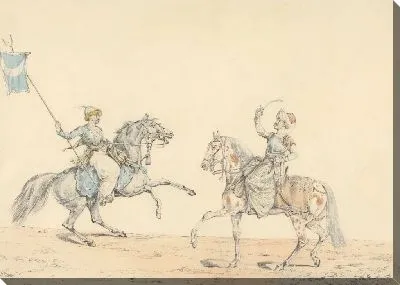 Картина Два турецких кавалериста