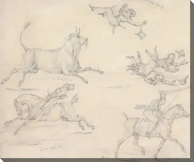 Картина Симптомы: «Вверх с перспективой вниз», «Вниз с перспективой вверх», «Изучить рысь», с твердым ртом.