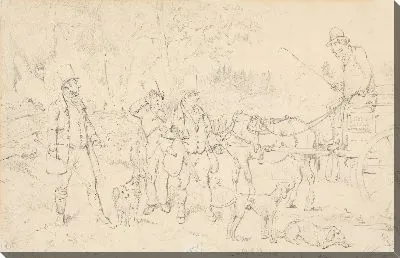 Картина «Спортивные анекдоты: эскиз для« Спортивного мясника »