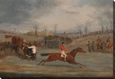 Картина Сцены с препятствиями: у финиша