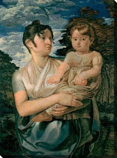 Картина Полин Рунге со своим двухлетним сыном