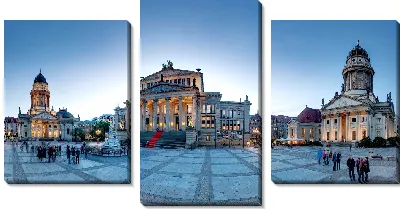 Картина Жандарменмаркт в Берлине