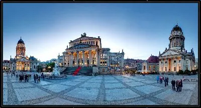 Картина Жандарменмаркт в Берлине