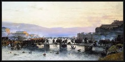Картина Штурм крепости Ардаган 5 мая 1877 года (Storming the fortress of Ardahan May 5, 1877)