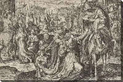 Картина Примирение между сабинами и римлянами