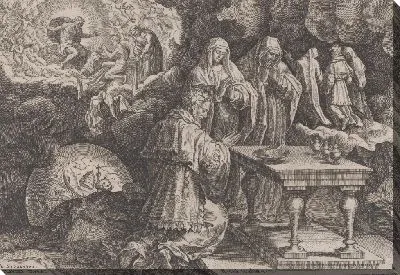 Картина Старость и смерть, из курса человеческой жизни