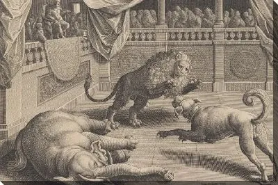 Картина Охота на диких птиц, рыб ...