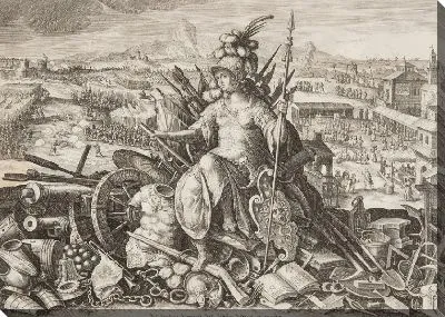 Картина Минерва, или «Арма» (Аллегория военного искусства), пл.