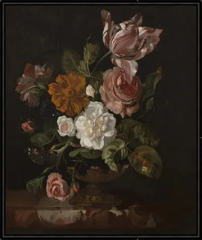 Картина Цветы в вазе №16