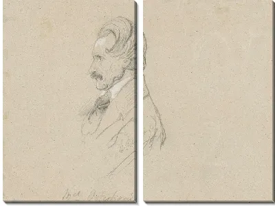 Портрет художника Даниэля ван Остерхоудта, в профиль слева