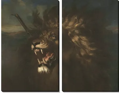 Картина Раненый лев