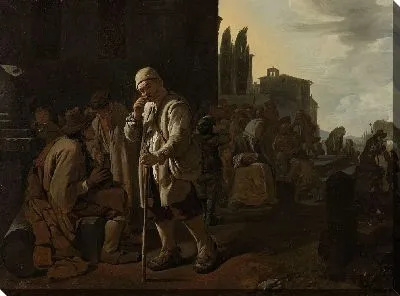 Картина Кормление голодных