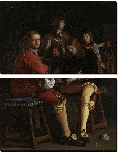 Картина Игроки в настольные игры