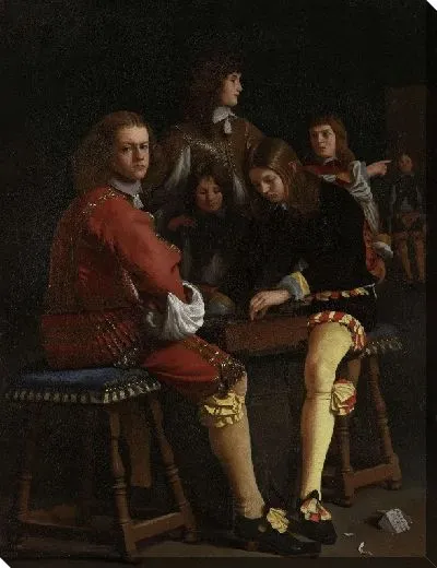 Картина Игроки в настольные игры