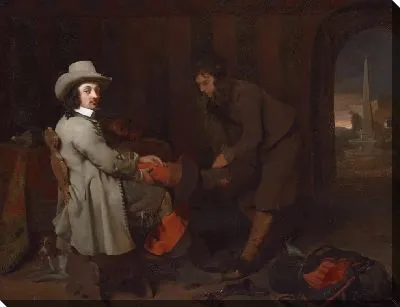 Картина Антоний де Бордес и его камердинер