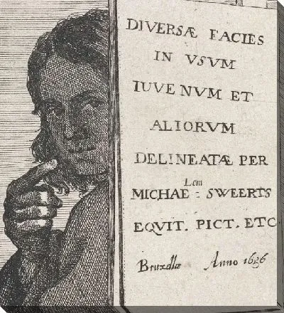 Молодой человек за мольбертом