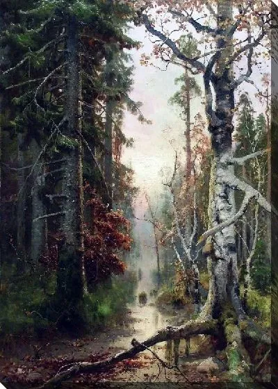 Картина Осень в лесу (Autumn in the woods)