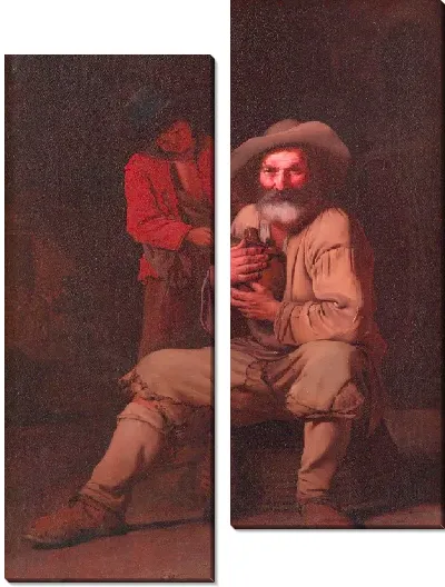 Картина Старик и мальчик