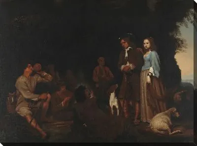 Картина Жанровая сцена