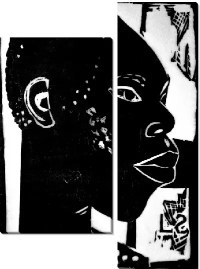 Картина Черная голова