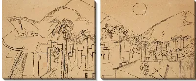 Картина Пейзаж Рио-де-Жанейро