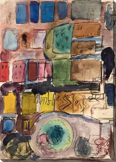 Картина Геометрический пейзаж