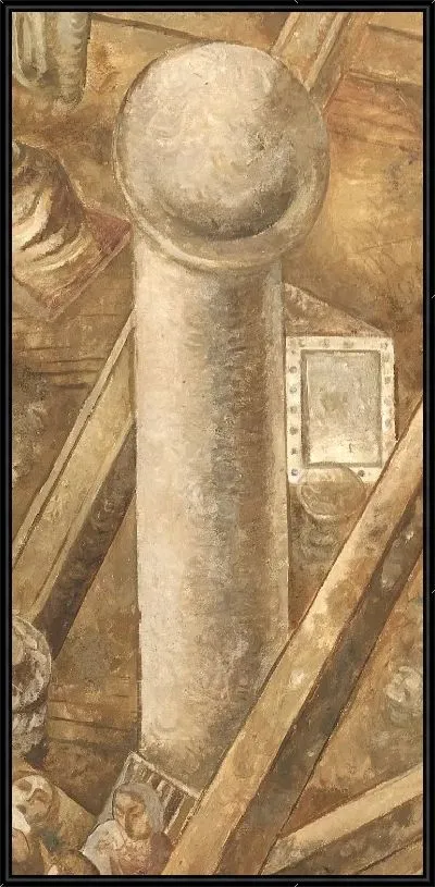 Картина Эмигрантский корабль (деталь)