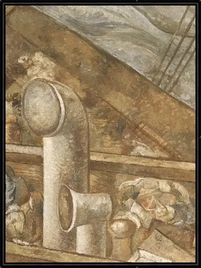 Картина Эмигрантский корабль (деталь)