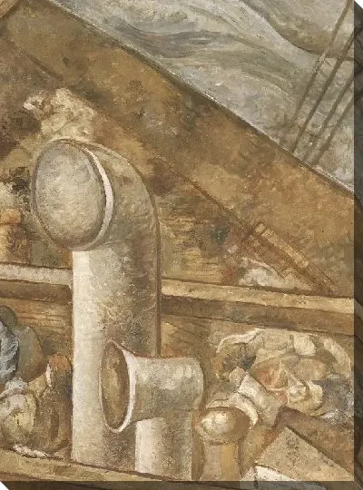 Картина Эмигрантский корабль (деталь)