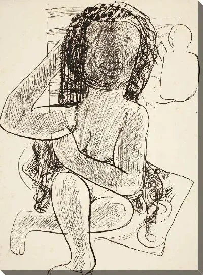 Картина Мангровая женщина сидит