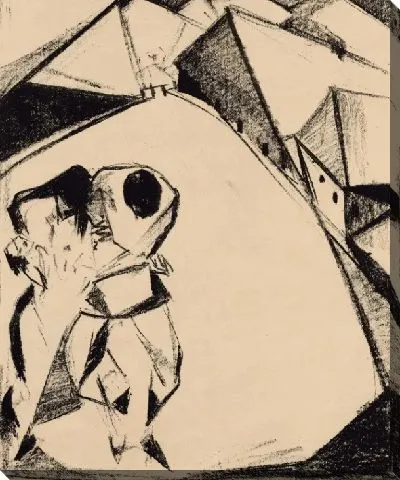 Картина Русская деревня