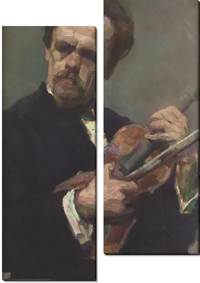 Картина Фигура человека со скрипкой