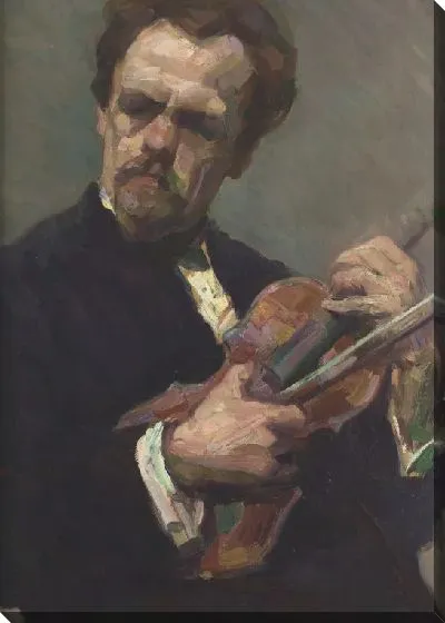 Картина Фигура человека со скрипкой