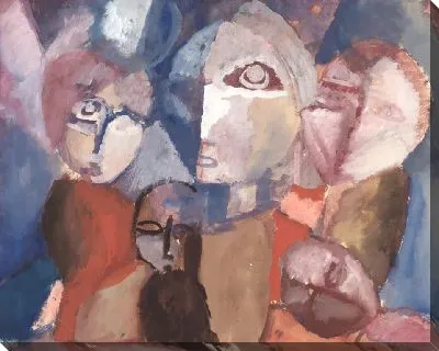 Картина Беженцы