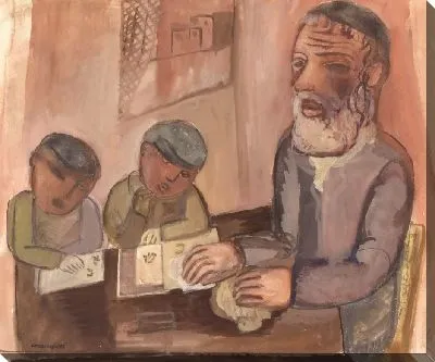 Картина Раввин с учениками