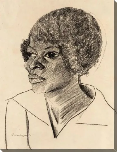 Картина Черная голова