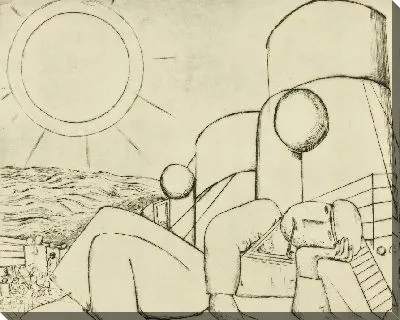 Картина Матрос лежал с трубкой