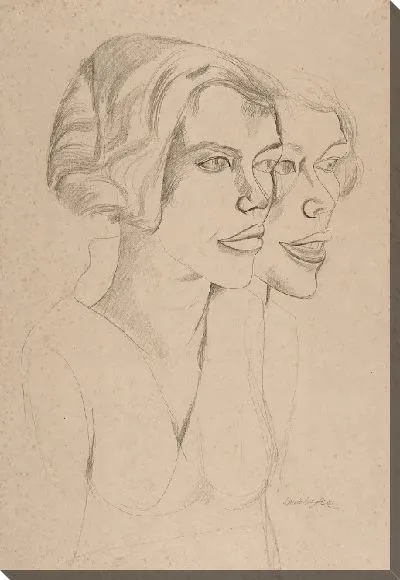 Картина Две молодые женщины