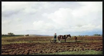 Картина На пашне (Ploughing)