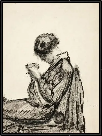 Картина Маргарет вязание