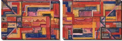 Картина Цветовой дизайн для потолка от Olívia Guedes Penteado