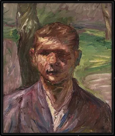 Картина Мальчик в лесу