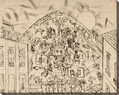 Картина Город трущоб